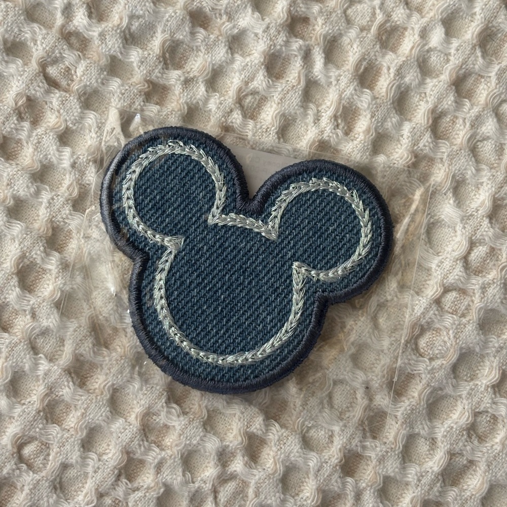 Stoney Clover Lane Denim Disney Mickey Mouse Silhouette Patch